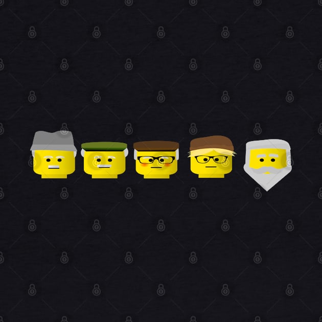 Still Game Lego Line-Up by LittleBoxOfLyrics